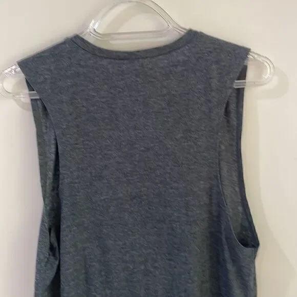 NEXT LEVEL heather gray festival muscle tee muscle tank Medium NWOT - Picture 8 of 9